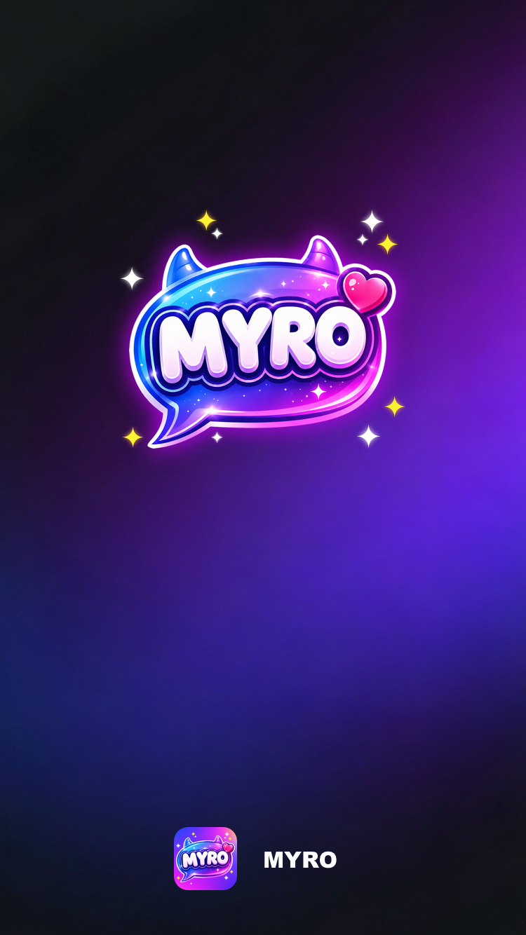 MYRO app launch screen
